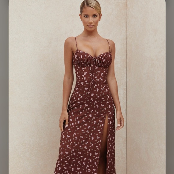 House of CB Dresses House Of Cb Carina Bustier Midi Dress Poshmark